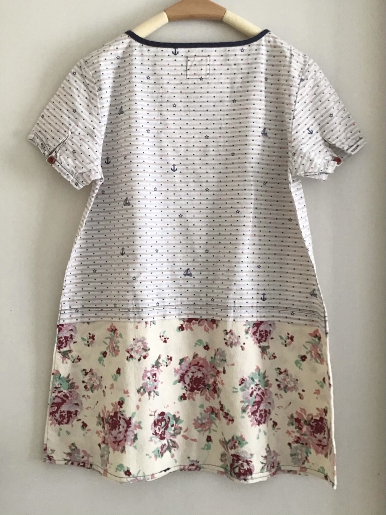 เสื้อผ้าฝ้ายต่อลายปักลายแมว