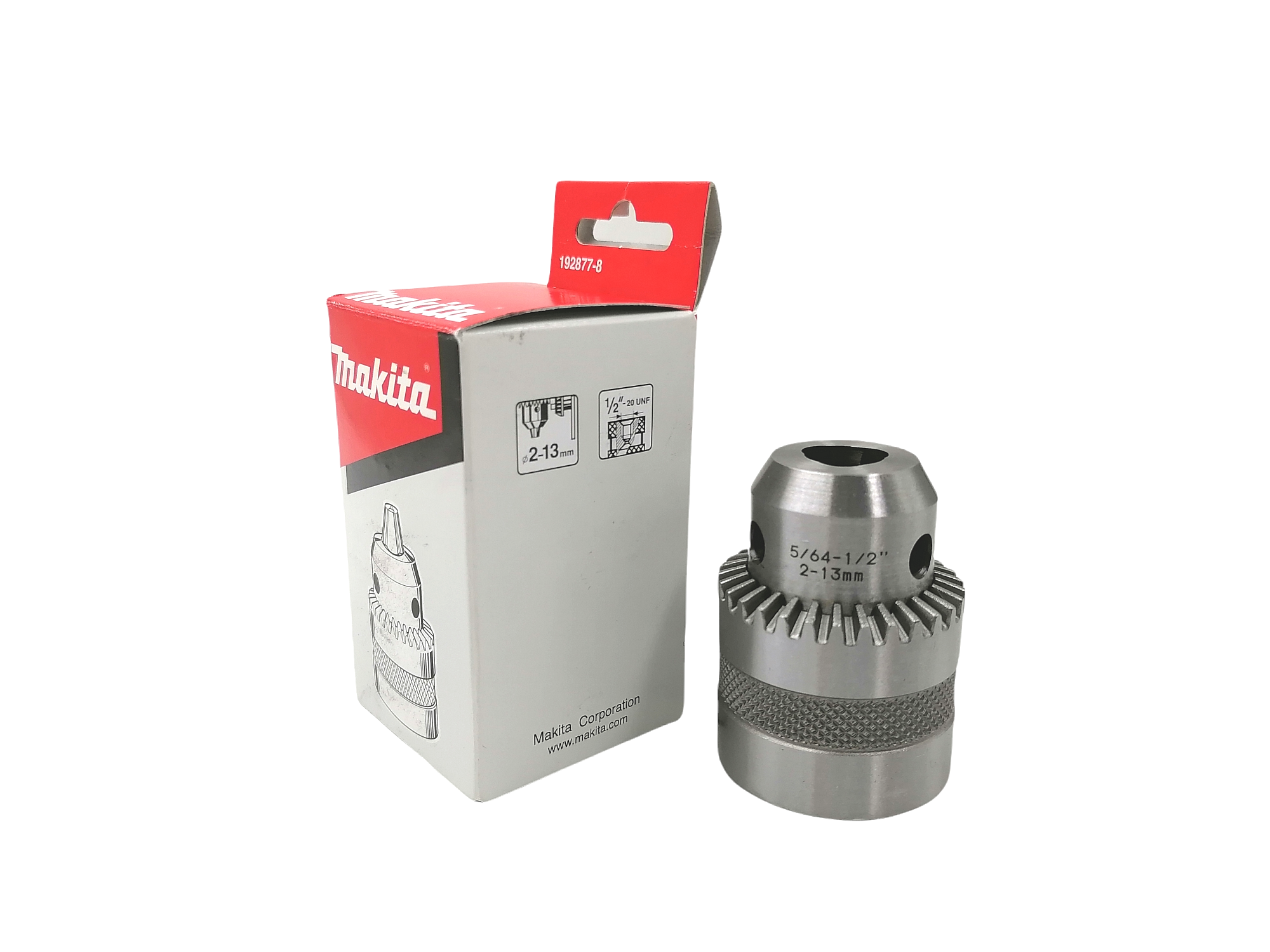 หัวสว่าน สว่าน Makita มากีต้า HP2010N, 8406, 8406C, 6300, 8419B, 6013B, 6013BR, 6300LR Pn.192877-8 (แท้) ##