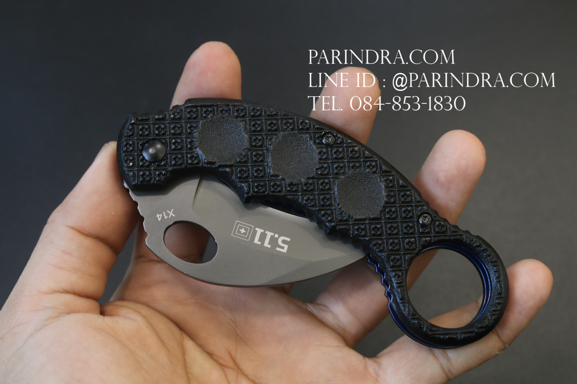 มีดพับคารัมบิต (Karambit) 5.11 TARANI KNIFE รุ่น X11 (OEM) ใบเรียบ