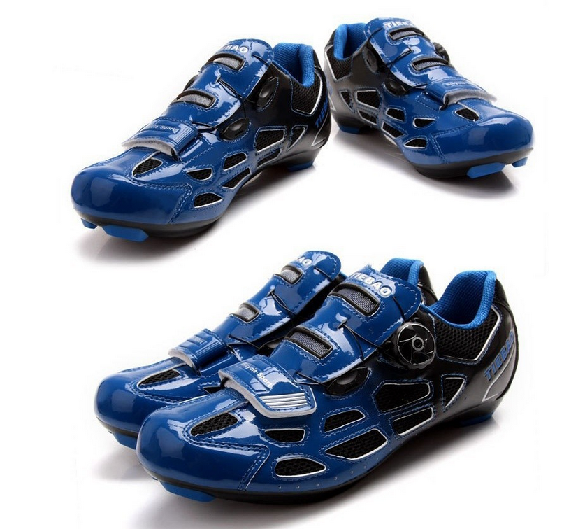 รองเท้าปั่นจักรยานเสือหมอบ/รองเท้าเสือภูเขา TIEBOA Cycling Road Shoes รุ่น TB16-B1259-1102