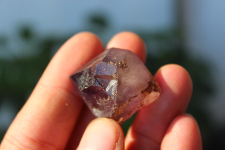 แร่สีม่วง AMETHYST ของแท้ 100%