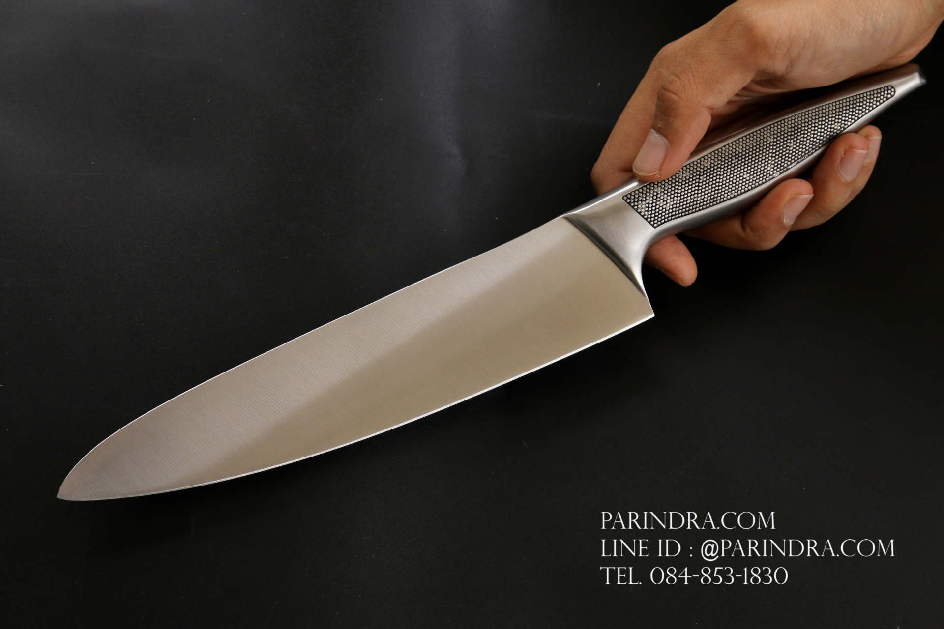 Rhino Brand Chef Knife No.8502 มีดทำครัว มีดเชฟ ด้ามแสตนเลส ขนาดใบ 8 นิ้ว คมสุดๆ (ของแท้)