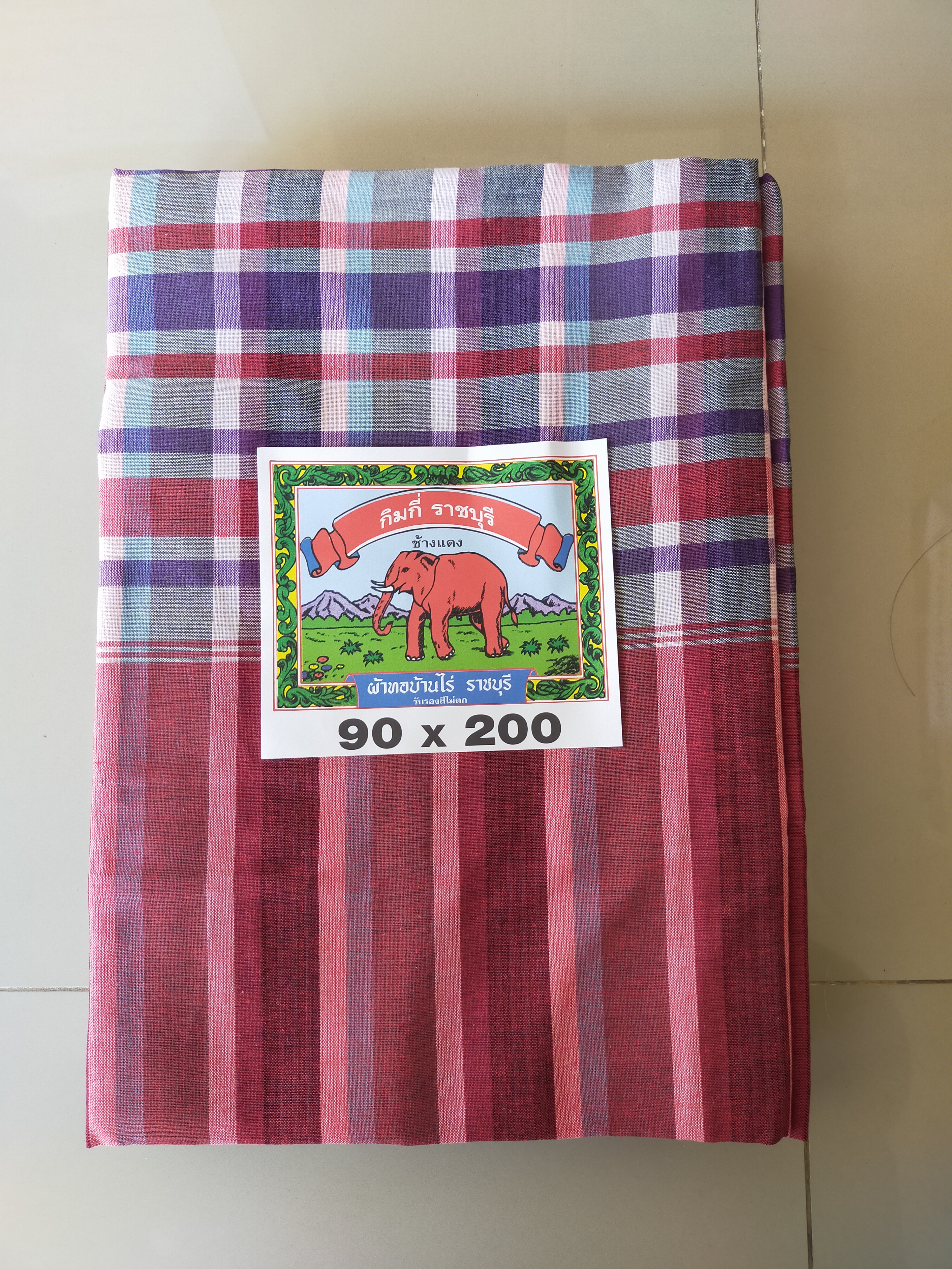 ผ้าขาวม้า ทอจากฝ้าย 100% สีสันสดใส เป็นของขวัญของฝากใช้ในงานพิธีต่างๆ