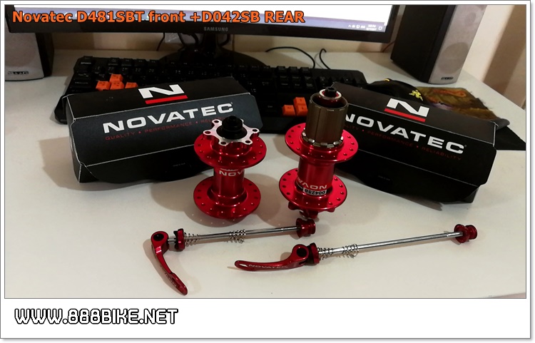 ดุมดิส ดุมเสือภูเขา Novatec , D042SB,041SB หน้า/หลัง 32H ,36H โม่อลู