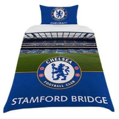 ผ้านวมลายเชลซี ของแท้ 100% Chelsea FC. Single Duvet Set - Stadium สำหรับแฟนเชลซี ใช้เอง เป็นของฝาก ที่ระลึก ของขวัญ แด่คนสำคัญ