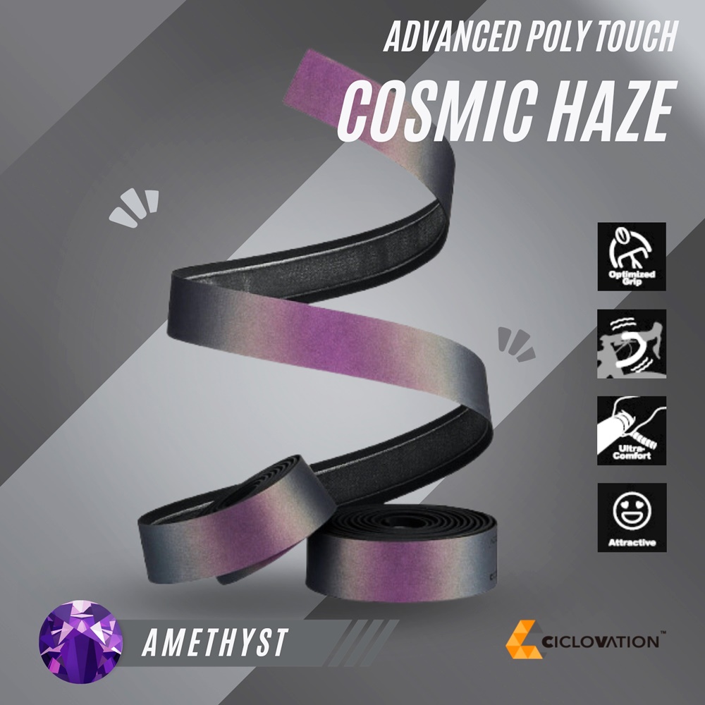 ผ้าพันแฮนด์ Ciclovation Advanced Leather Touch - รุ่น Cosmic Haze Made in Taiwan