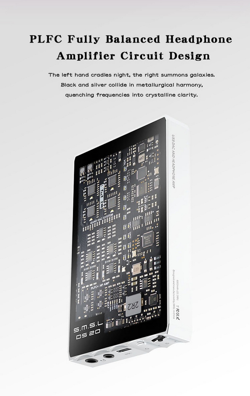 SMSL DS20 DAC/AMP พกพา ชิป CS43131 x4 รองรับ MQA, Hi-Res ประกันศูนย์ไทย