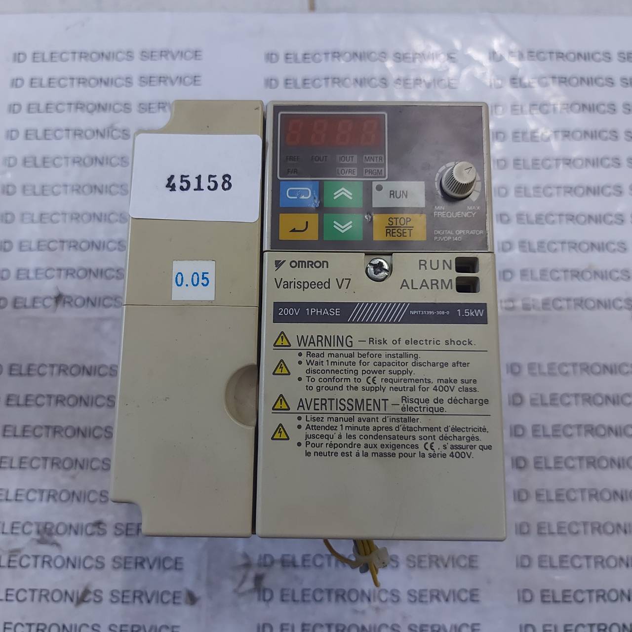 CIMR-V7AZB1P5 INVERTER " YASKAWA "