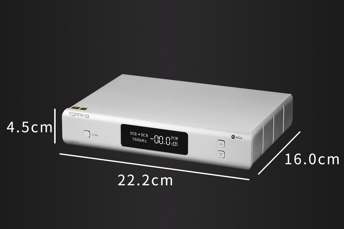 ขาย Topping D90SE Fully Balanced DAC รองรับ Dual Hi-Res ประกันศูนย์ไทย
