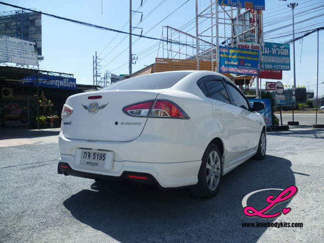 สเกิร์ตหลัง MAZDA 2 SEDAN LIMITED EDITION : 2011-2014 / 4 ประตู