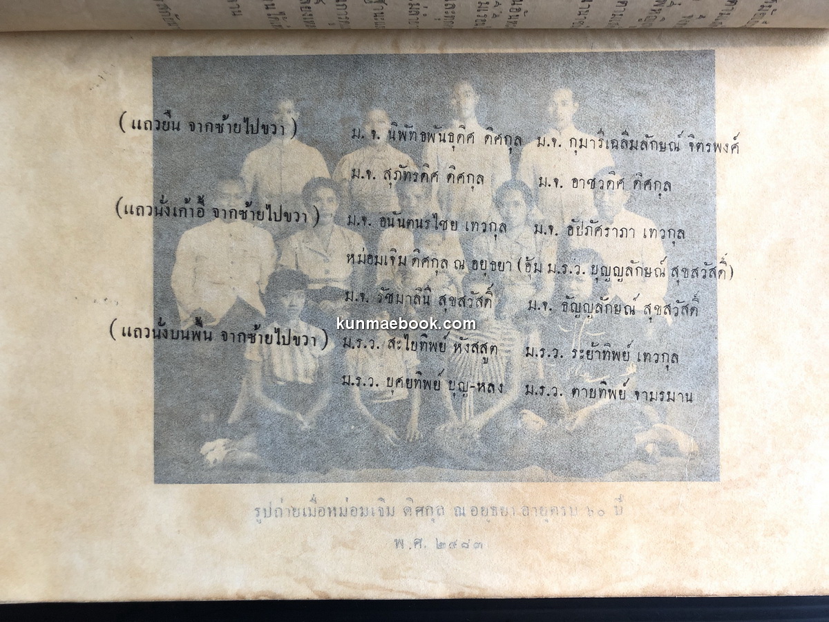 สาส์นสมเด็จภาคที่ ๔ อนุสรณ์ หม่อมเจิม ดิศกุล ณ อยุธยา *หม่อมใน สมเด็จกรมพระยาดำรงราชานุภาพ