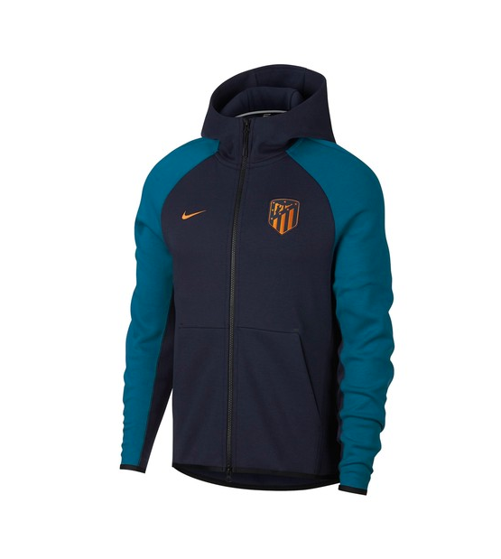 เสื้อแจ็คเก็ตแอตเลติโก มาดริด Authentic Tech Fleece Windrunner ของแท้