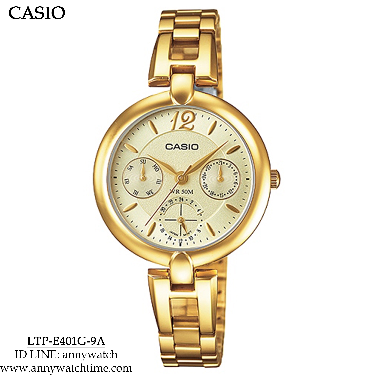 CASIO LTP-E401G-9A
