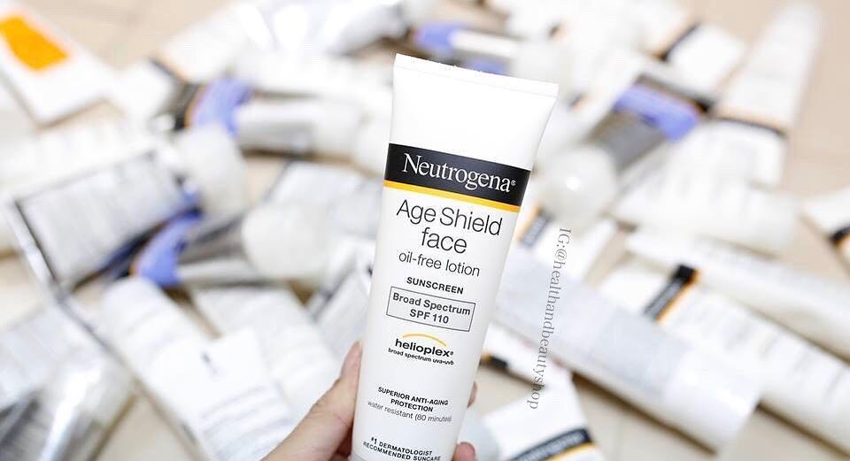 Neutrogena, Age Shield Face, Oil-Free Sunscreen, SPF 110, 3 fl oz (88 ml)