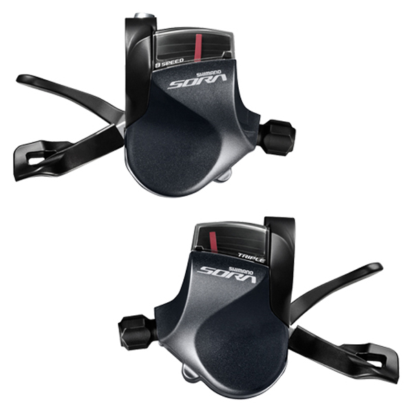 มือเกียร์ SORA, SL-R3030, R/L, 3X9-SPD (พร้อมสายเบลค/ปลอกเกียร์), มีกล่อง (อินโดนีเซีย)