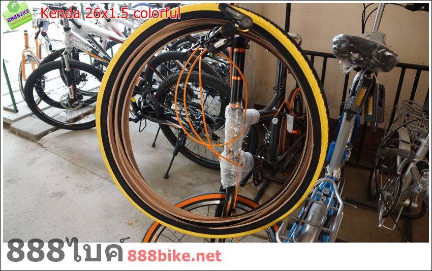 ยางนอกขอบลวด KENDA 20x1.5 Colored Tires