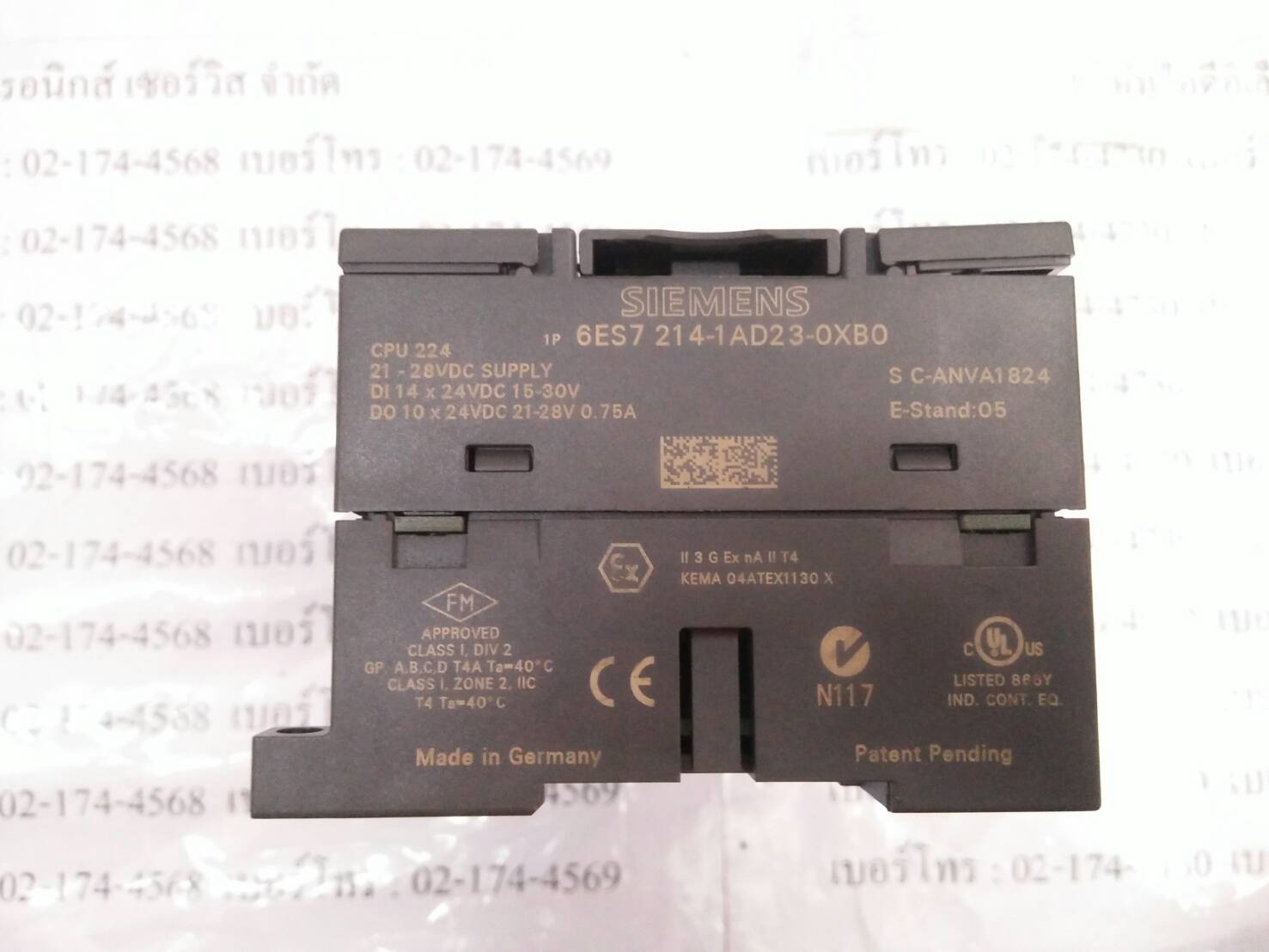 PLC “ SIEMENS ” รุ่น 6ES7 214-1AD23-0XB0