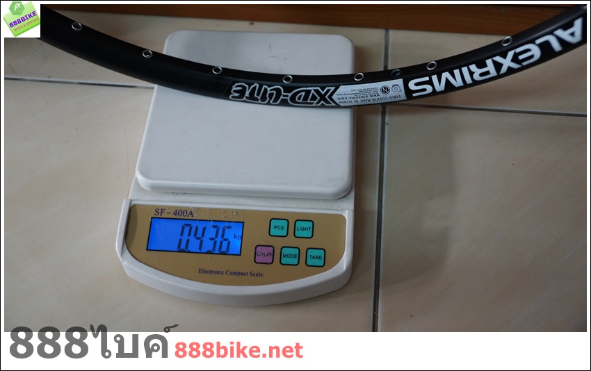 “ALEX” ขอบล้อ 26” MTB รุ่นดิสเบลค XD LITE, 32H, สีดำ. (หน้า+หลัง)