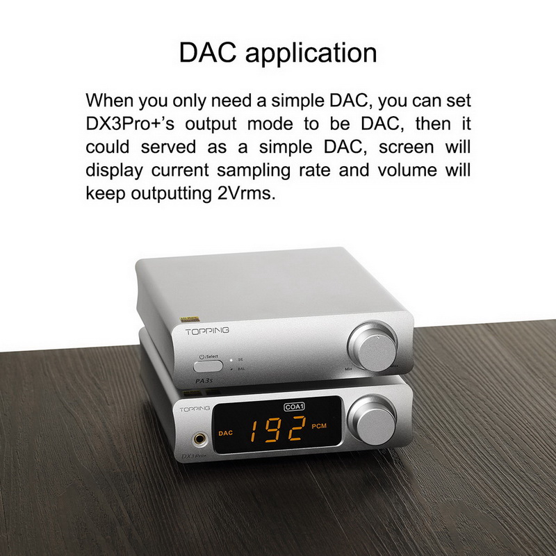 ขาย Topping DX3 PRO+ DAC& ตั้งโต๊ะ รองรับ Dual Hi-Res
