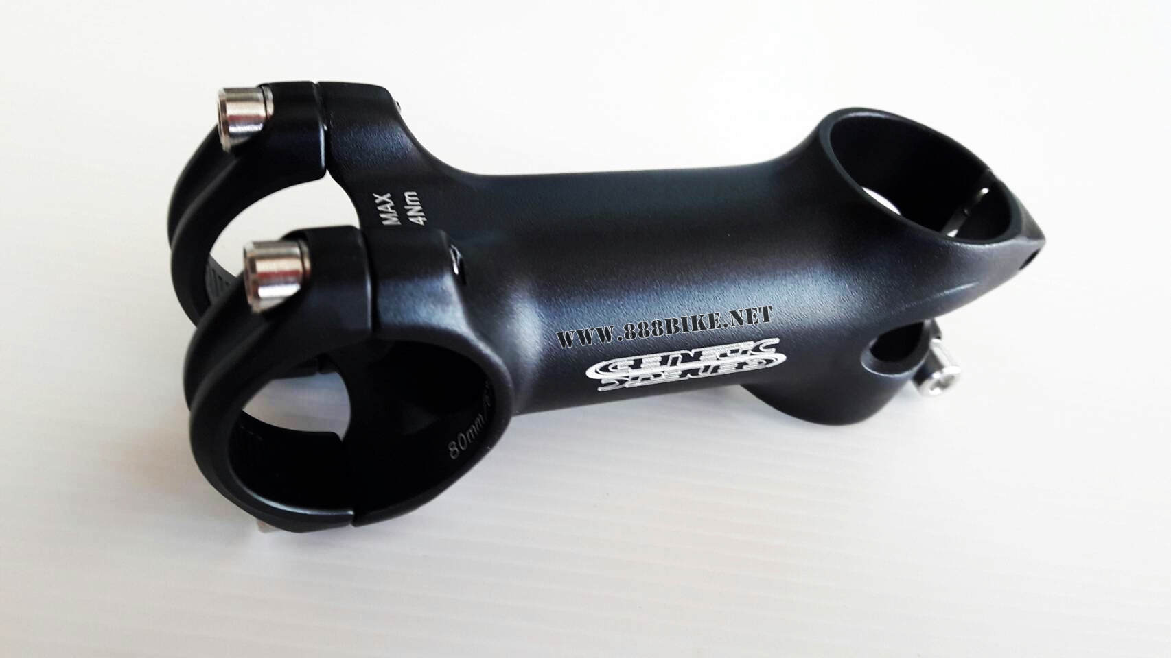 GENETIC คอแฮนด์ รุ่น SLR, เสือหมอบ, +/- 6 degree, 3D Forged 7050 alloy, 31.8MM, 80MM, 90MM, 100MM