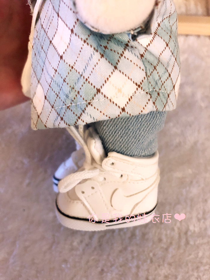 รองเท้าไนกี้ สำหรับตุ๊กตา 20 cm. ดำ