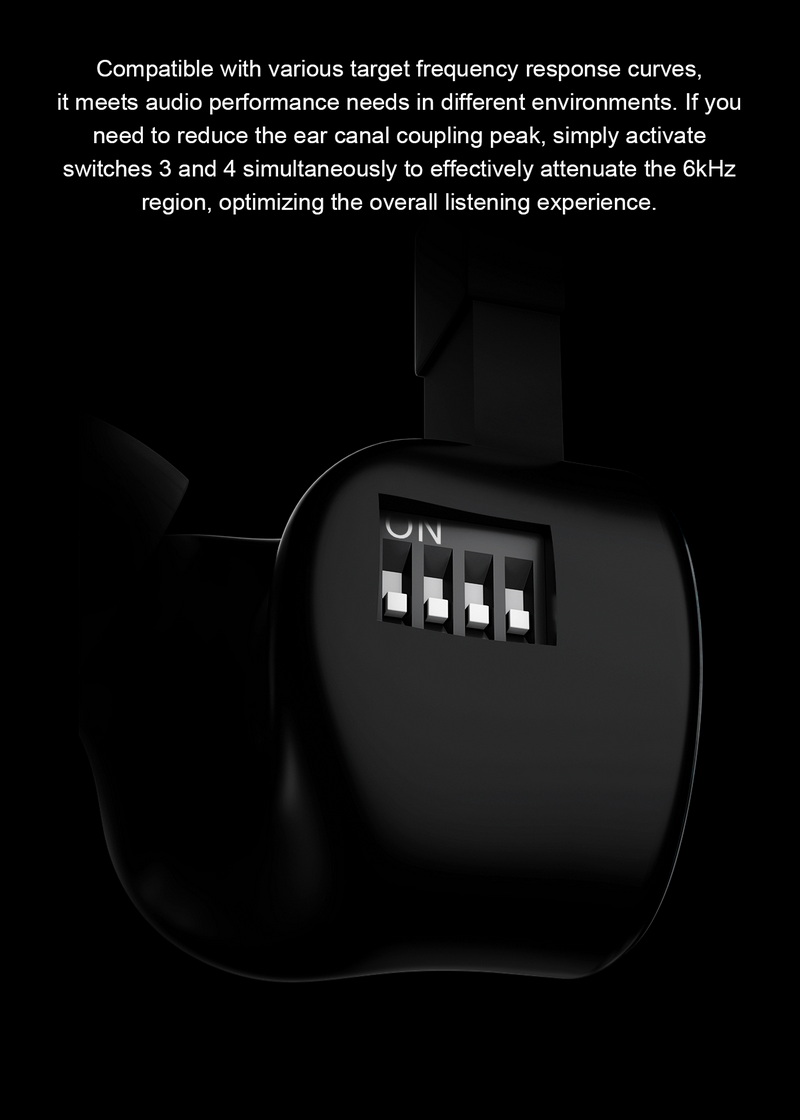 TOPPING Hane(ArpegEarHane) หูฟัง IEMs ไดรเวอร์ ไดนามิก สวิตช์อิสระสี่ตัว ปรับโทนเสียงได้ 16 แบบ ประกันศูนย์ไทย