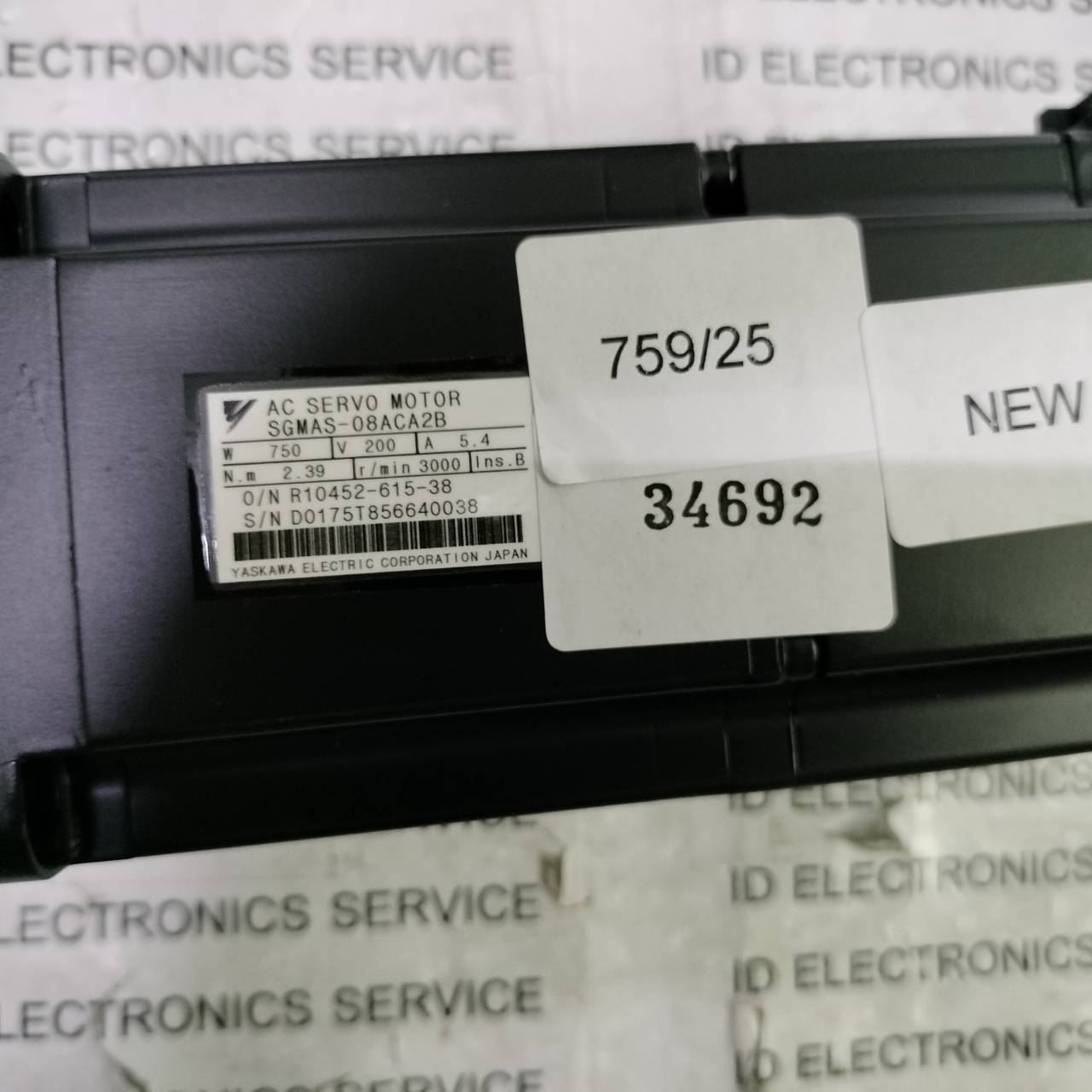 SGMAS-08ACA2B SERVO MOTOR " YASKAWA "