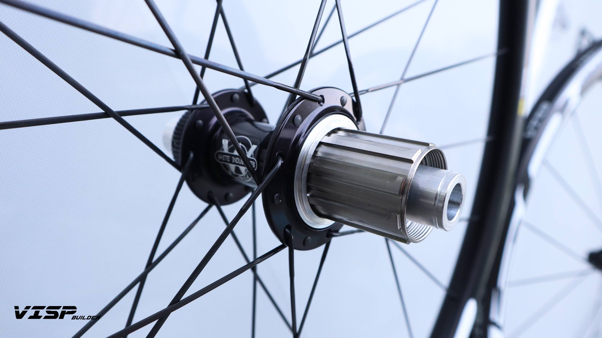 ล้อคาร์บอน VISP Disc Brake BUILDER GEN2, 38/38MM. มาพร้อมระบบ Centerlock พร้อม Adapter 9mm และ 15mm (VISP 2019)