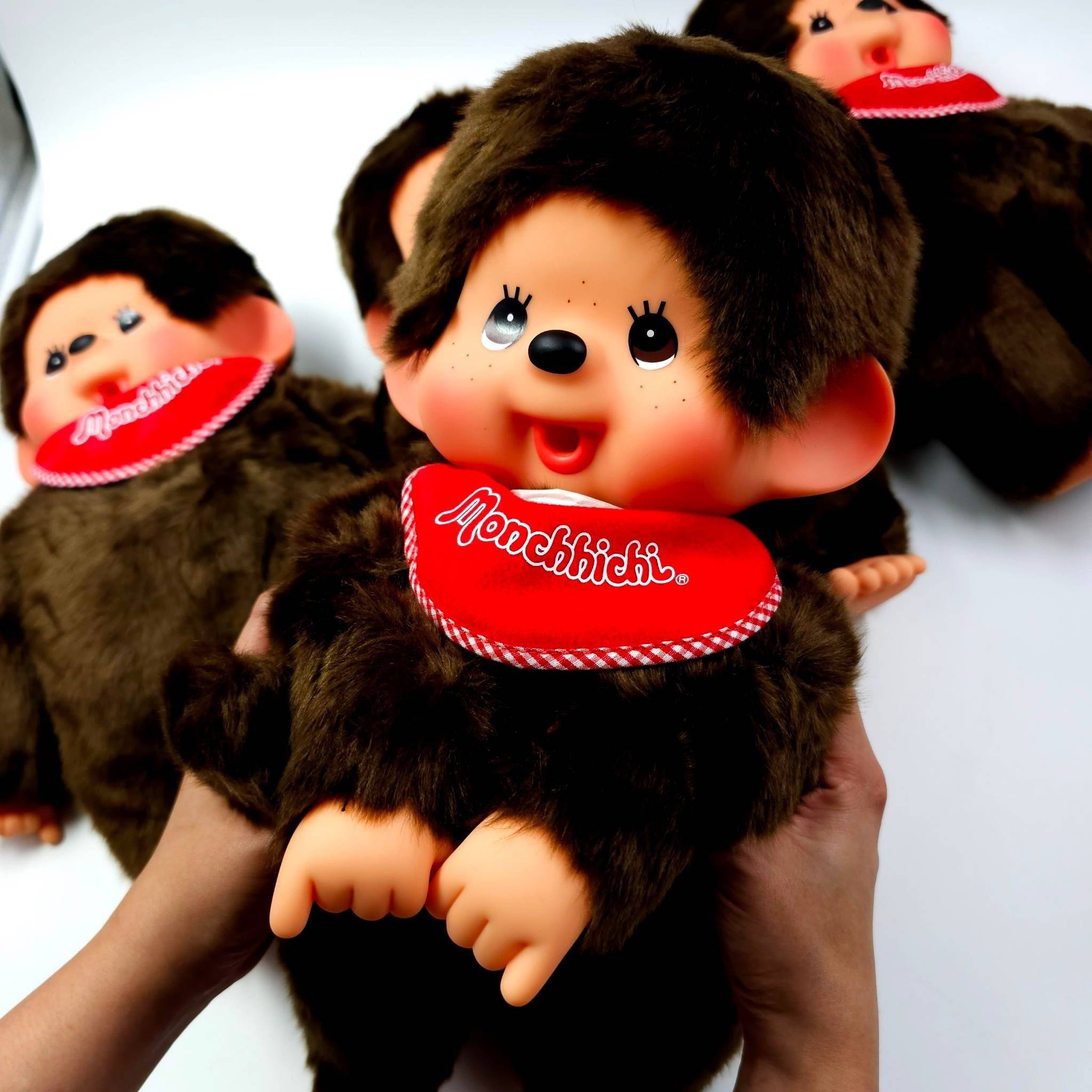 ตุ๊กตา Monchhichi Original Boy Size L น้องตัวใหญ่จับเต็มไม้เต็มมือ