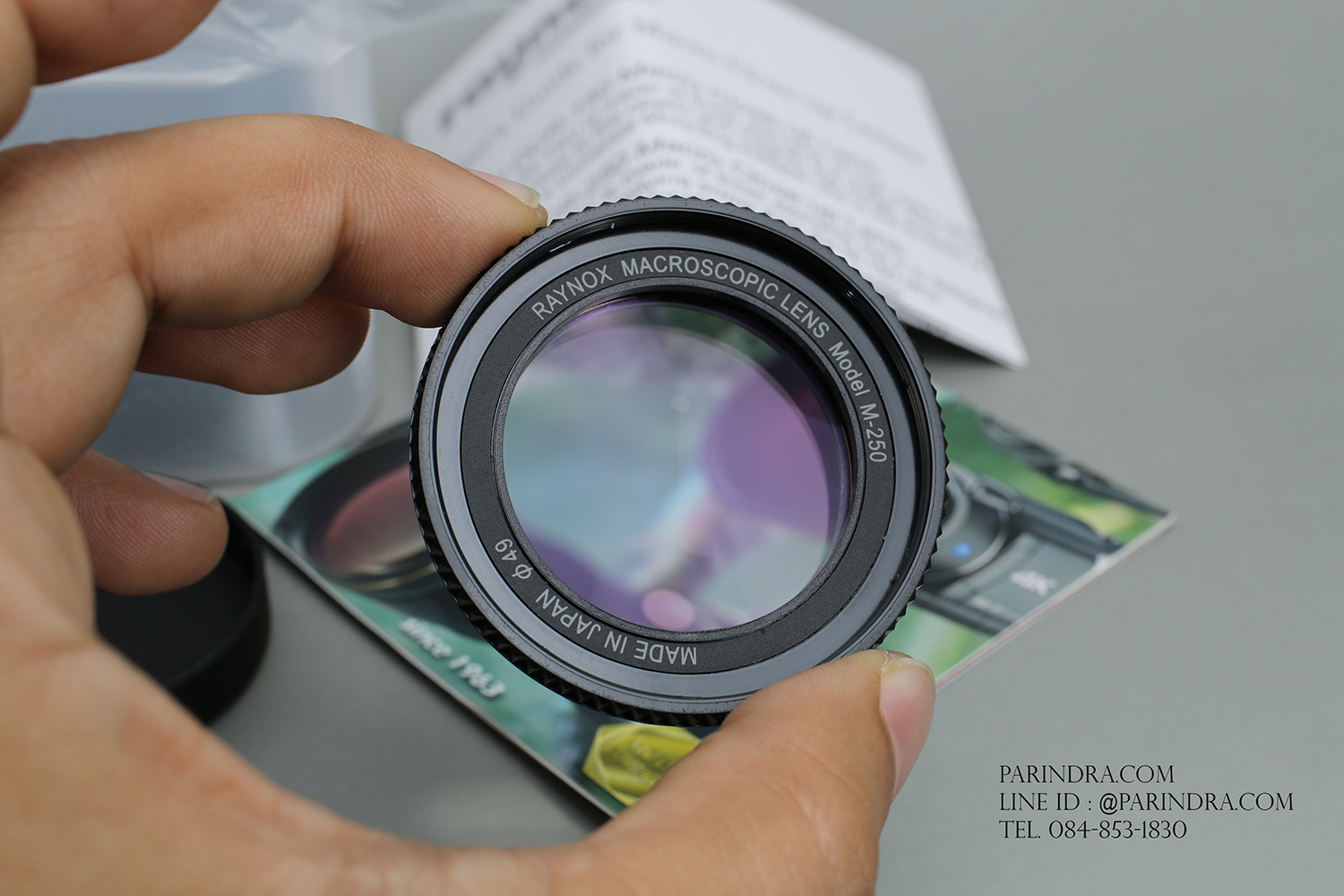 เลนส์ Raynox DCR-250 สำหรับการถ่ายภาพมาโคร