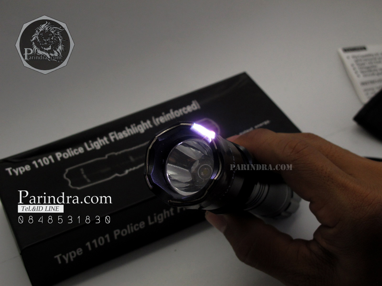 ไฟฉายช๊อต ไฟฉาย LED Police Light Flashlight (reinforced) แบบมีเครื่องช๊อตในตัว
