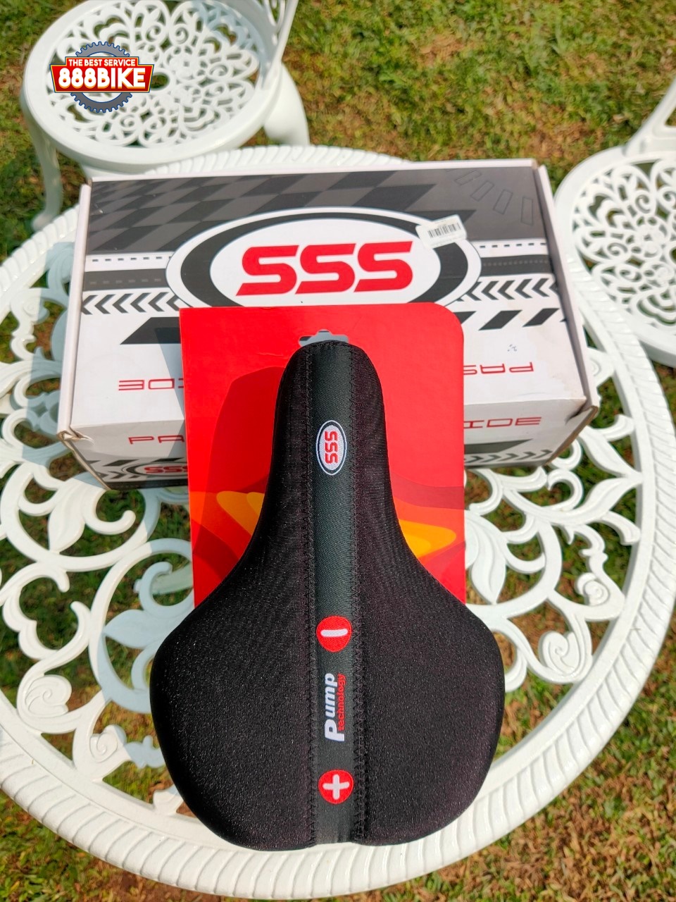 เบาะจักรยานแบบหนานุ่ม เบาะลม SSS FU5100A ,หนานุ่ม