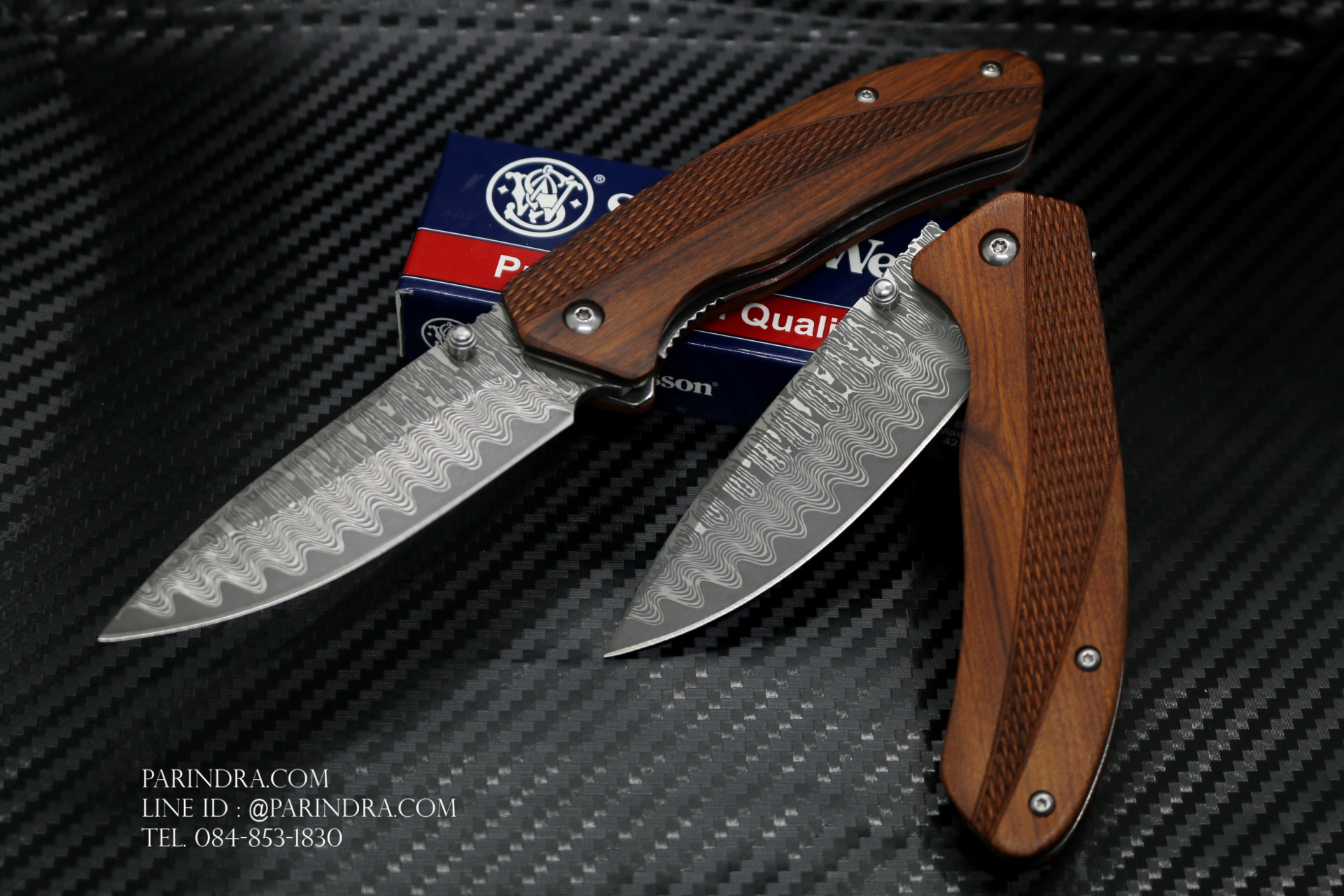 มีดพับ Smith&Wesson Knives CK113S Damuscus Pattern (OEM)