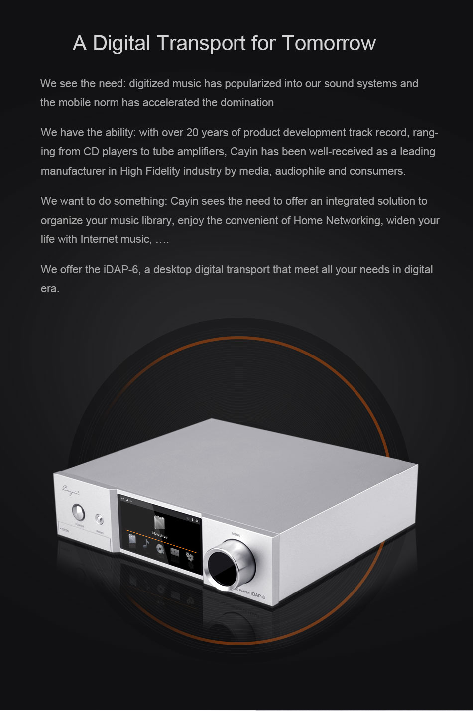 ขาย Cayin IDAP-6 Desktop network player