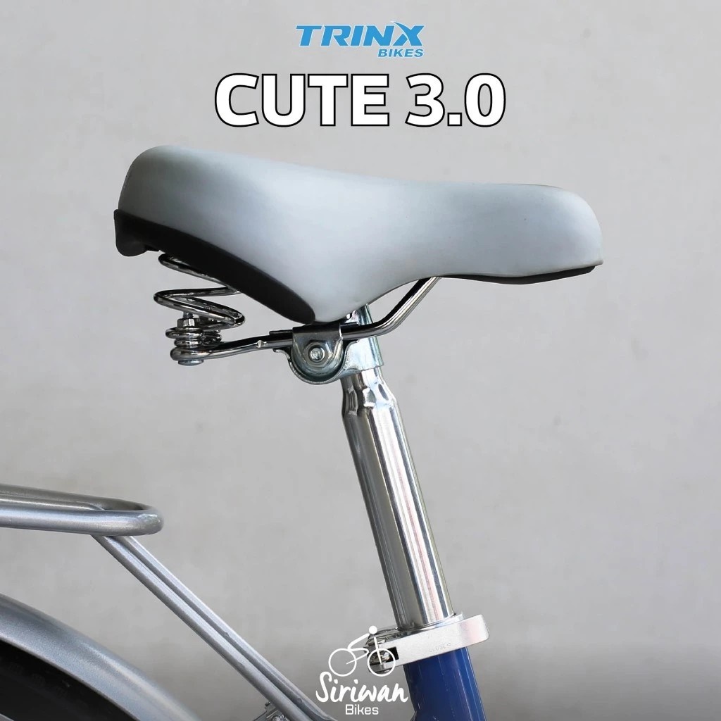 จักรยานแม่บ้าน TRINX CUTE3.0 CITY BIKE ล้อ 26 นิ้ว เกียร์ 7 สปีด เฟรมอลูมิเนียม NEW2023