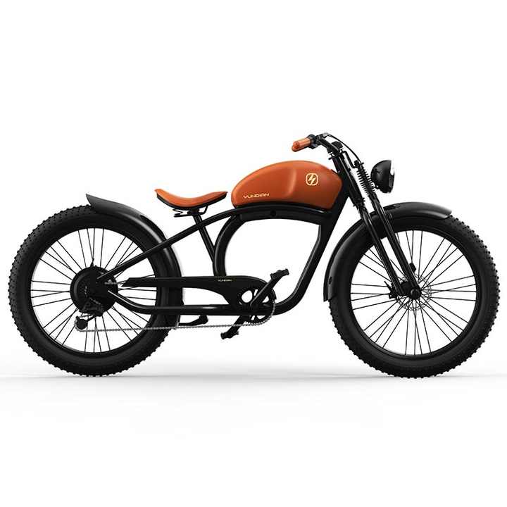 จักรยานไฟฟ้า YUNDIAN Fat Tire Electric Bike 500W / 48V 26Inch Steel Lithium Battery