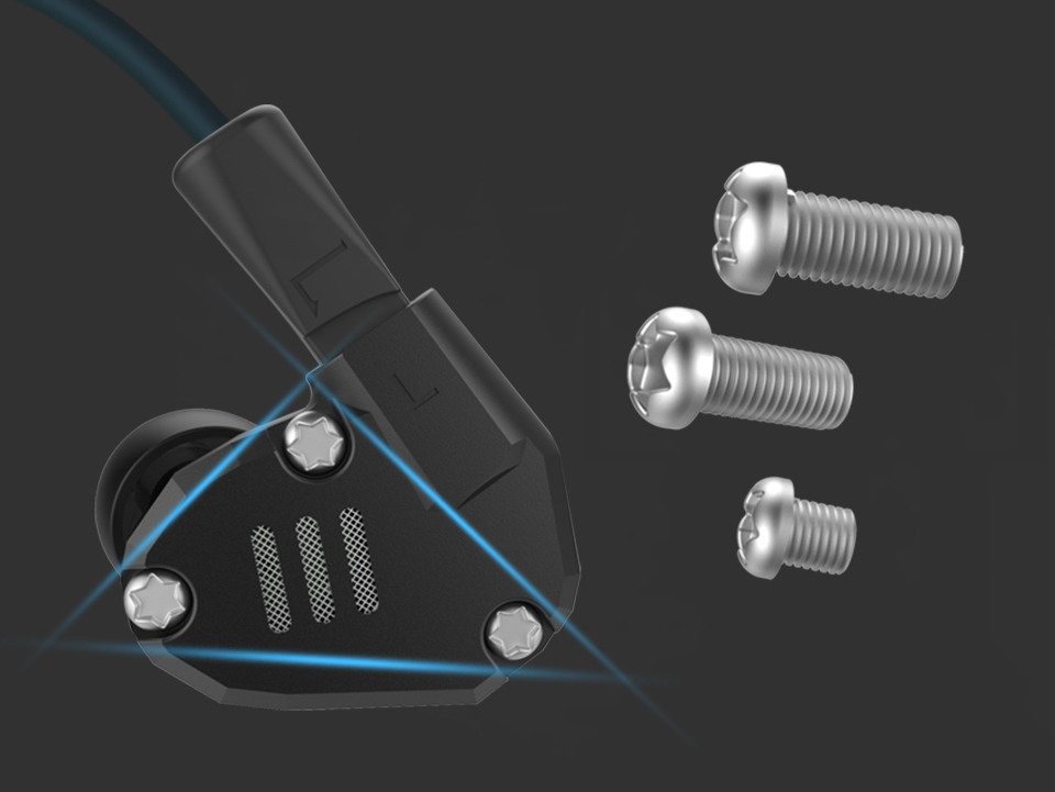 ขาย KZ ZS6 หูฟัง Hybrid 4 ไดร์เวอร์ (2DD 2BA) บอดี้อลูมีเนียม ถอดสายได้