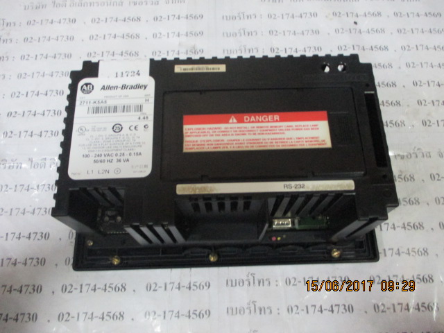 LCD TOUCH SCREEN “ ALLEN-BRADLEY ” รุ่น 2711-K5A5