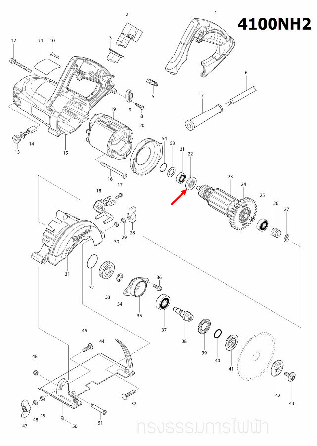 INSULATION WASHER เครื่องตัดคอนกรีต Makita มากีต้า MT860 [#47], M1100, M1100KX1B [#24], 4100NH2 [#22], 9227C [#5], UB1100 [#2], MT583, GA5010, GA5020 [#18], MT904 [#12], GA5010, GA5020 [#13] Pn.681644-1 (แท้) ## (*)