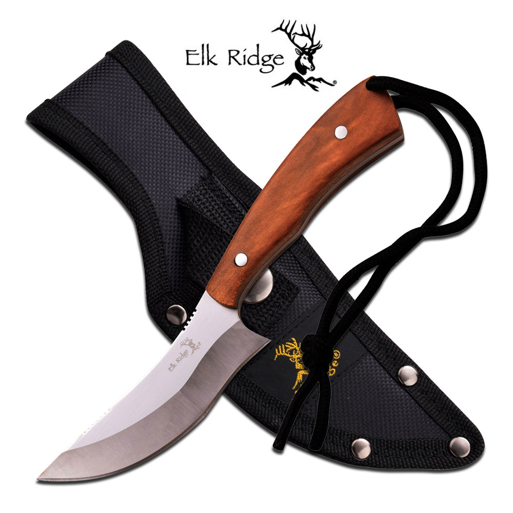มีดใบตาย Elk Ridge # ER-547BW FIXED BLADE KNIFE ของแท้