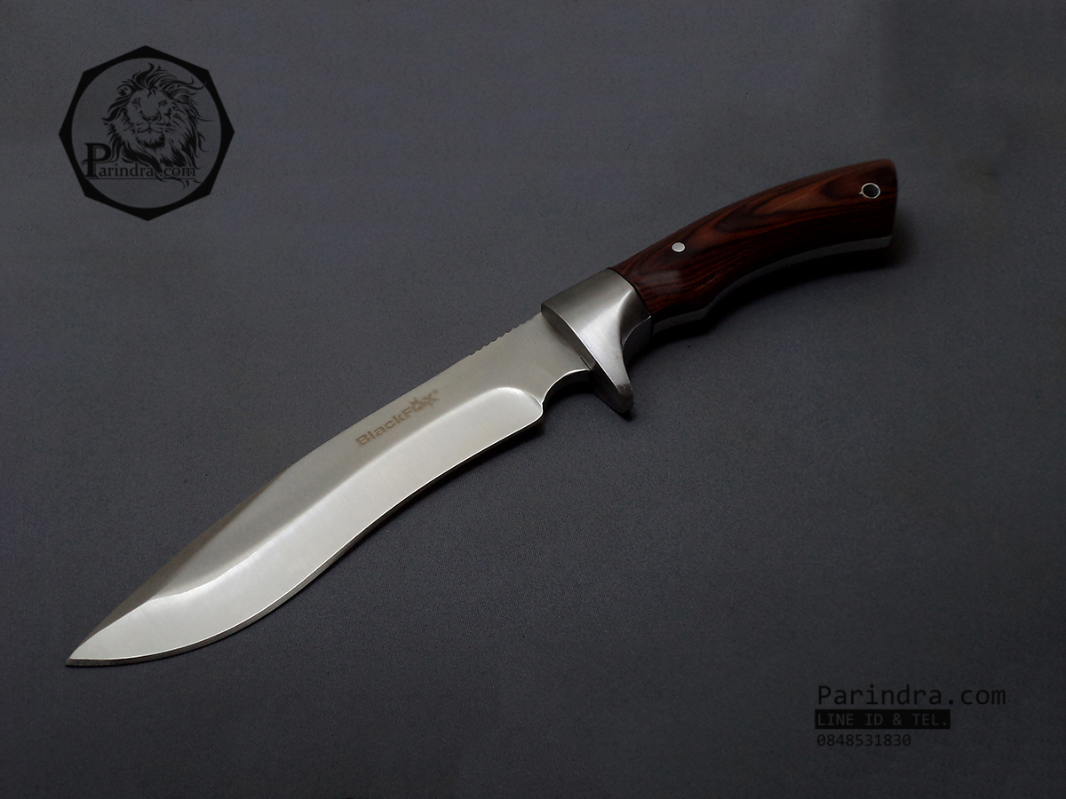 มีดใบตาย Blackfox Black FOX มีดเดินป่าทรงกรูข่า Kukri ขนาด 12 นิ้ว