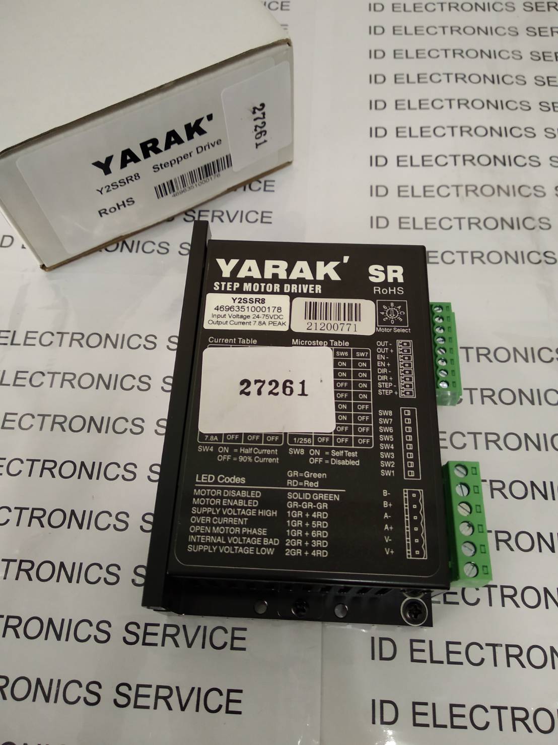 Y2SSR8 STEP DRIVER " YARAK "