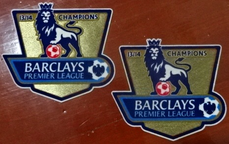 อาร์มสัญลักษณ์ฟุตบอล การแข่งขันฟุตบอลพรีเมียร์ ลีก - PREMIER LEAGUE CHAMPIONS 2013/14 PLAYER SIZE ใหม่ / PREMIER LEAGUE National Football League PLAYER SIZE Football Patch/Badge - PREMIER LEAGUE CHAMPIONS 2013/14 NEW