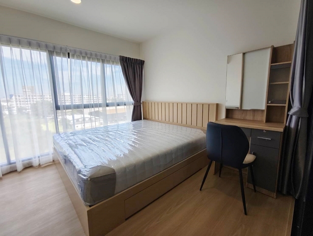 ให้เช่าคอนโดเพลิน เพลิน เจน วายด์ รังสิต-คลองหลวง 34 ตร.ม.ห้องใหม่ เฟอร์ครบ มีเครื่องซักอบผ้า ใกล้ ม.กรุงเทพ