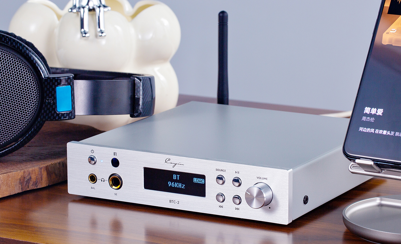 Cayin BTC-2 Bluetooth DAC/AMP ตั้งโต๊ะ ชิป ES9018K2M, Qualcomm QCC5125 รองรับ LDAC ประกันศูนย์ไทย