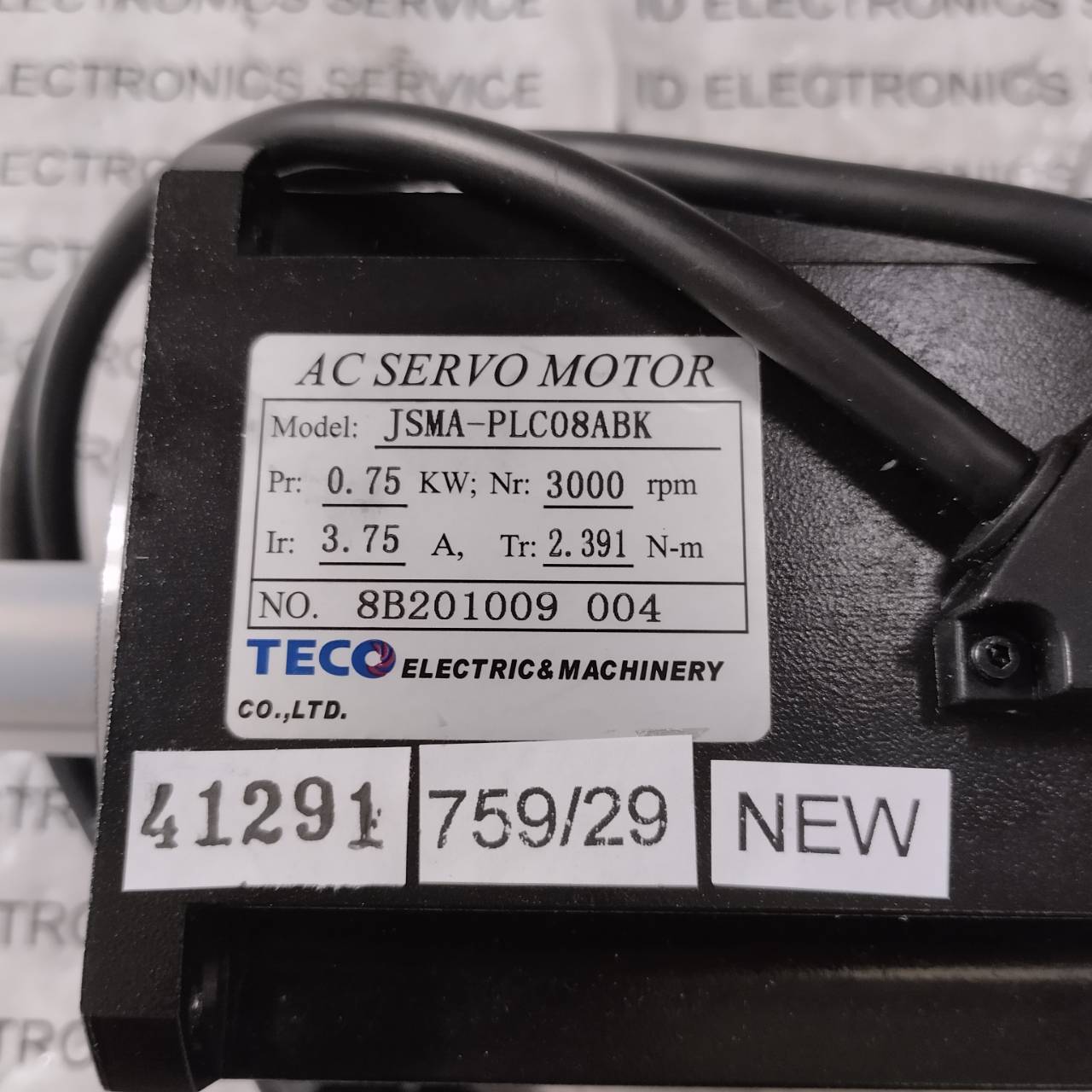 JSMA-PLC08ABK SERVO MOTOR " TECO "