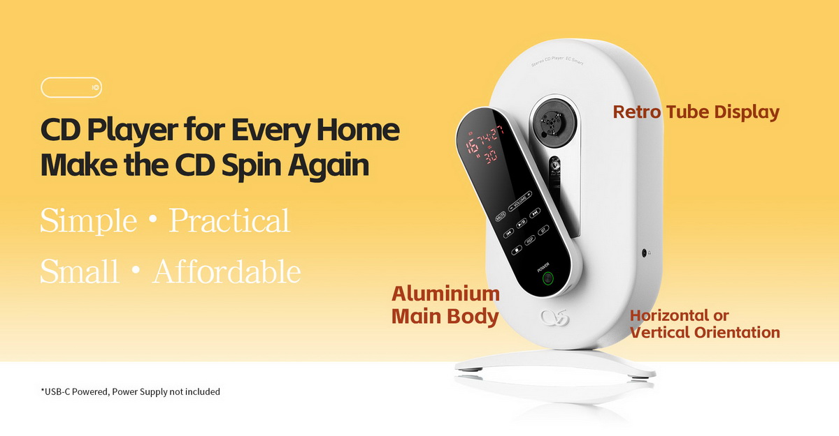 Shanling ECSmart เครื่องเล่น CD สุดล้ำ ชิป DAC CS43131 หัวอ่าน Sanyo DA11 รองรับ Bluetooth5.4 ประกันศูนย์ไทย