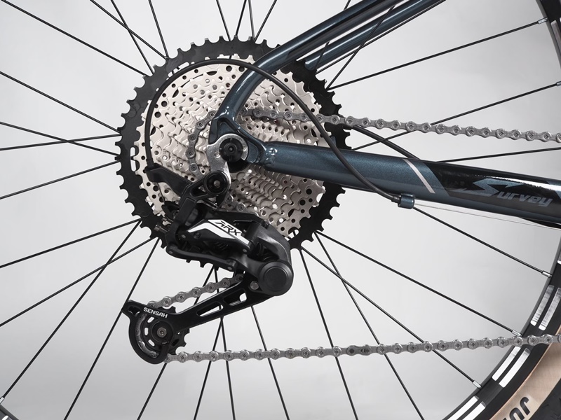 จักรยานเสือภูเขา RICHTER รุ่น Survey เกียร์ Sensah 13 Sp. เฟรม อลูมินั่ม ซ่อนสาย โช๊คลม Lockout ปรับระดับได้