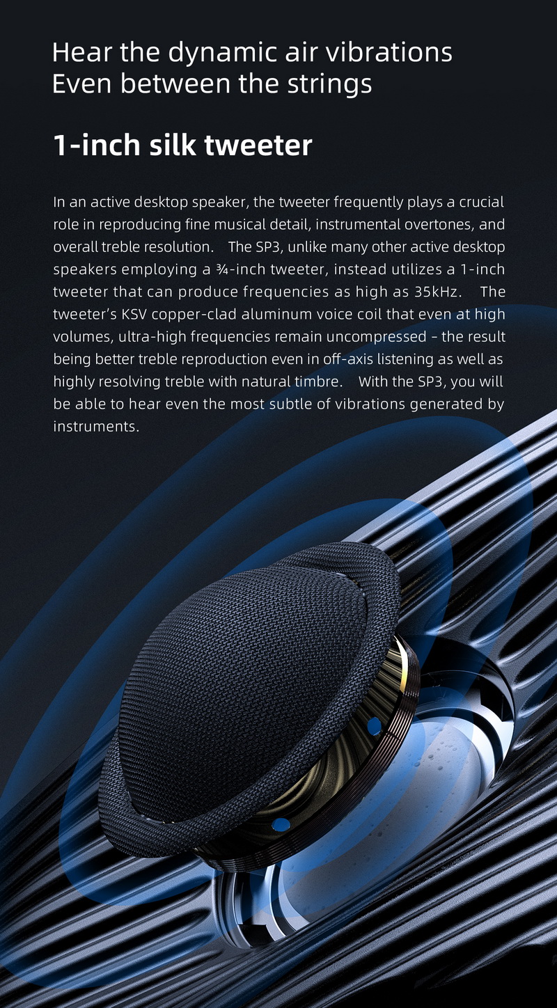 FiiO SP3 สุดยอดลำโพง Active Speakers ระดับ High Fidelity รองรับ Hi-Res ประกันศูนย์ไทย