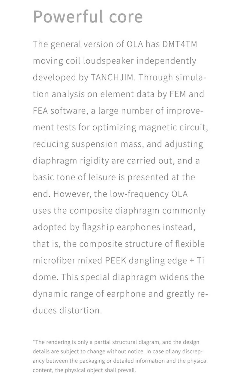 TANCHJIM OLA หูฟัง IEMs ไดรเวอร์ไดนามิก 10mm สาย OFCชุบเงินLitz + OFC Litz ประกันศูนย์ไทย